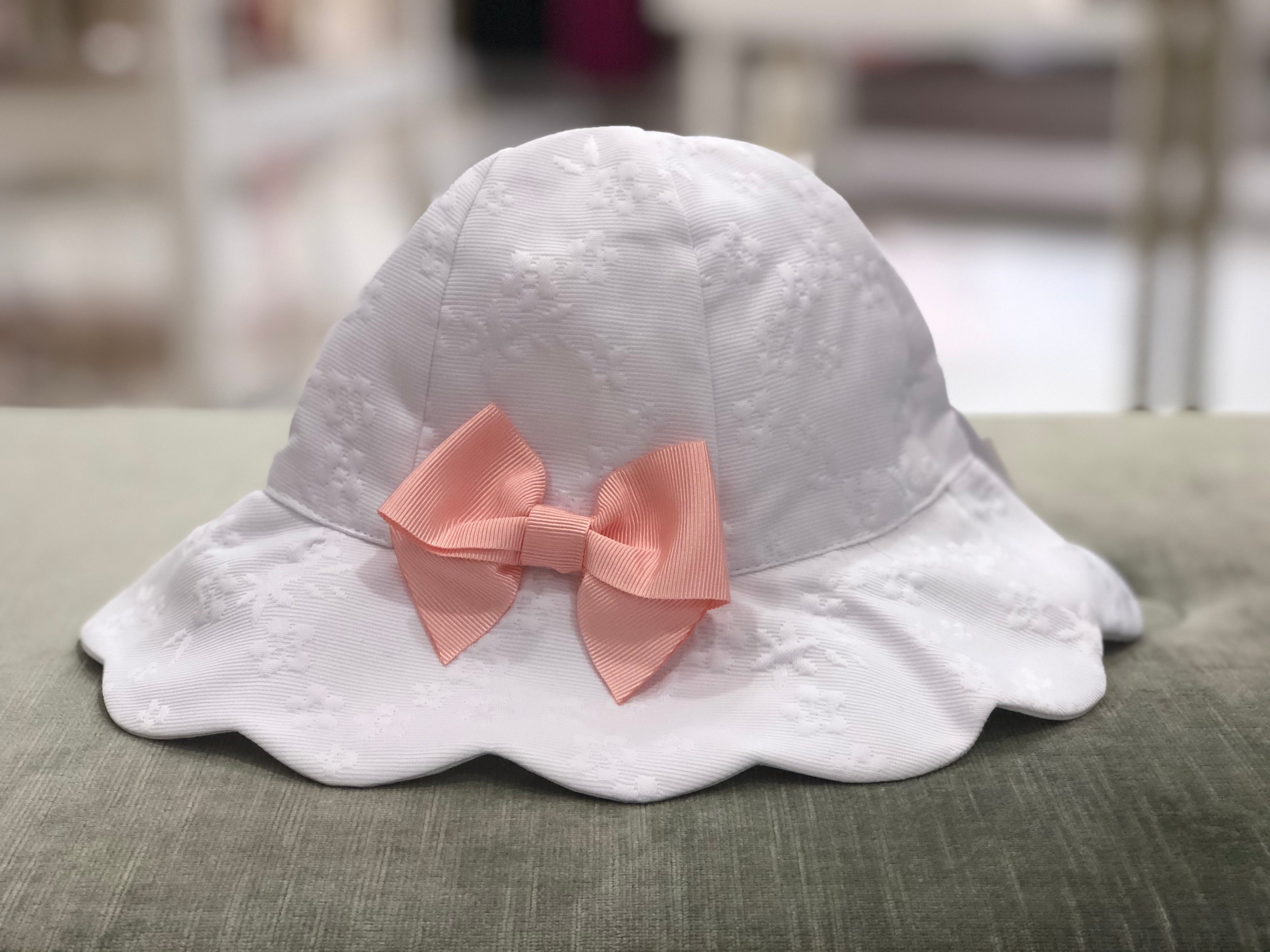 Luli & Me Jacquard Scalloped Hat